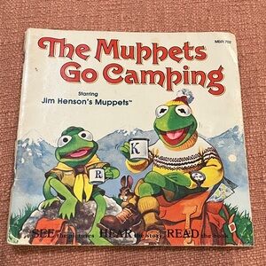 Vintage 1984 Jim Henson The Muppets Go Camping Storybook